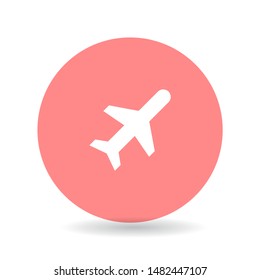 Aircraft Vector icon . Lorem Ipsum Illustration design