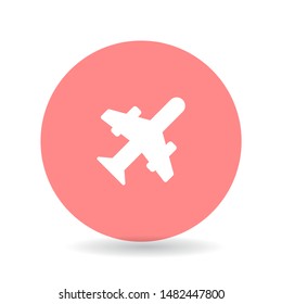 Aircraft Vector icon . Lorem Ipsum Illustration design