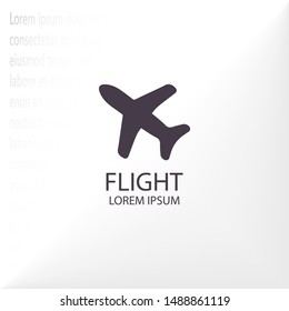 Aircraft Vector icon . Lorem Ipsum Illustration design