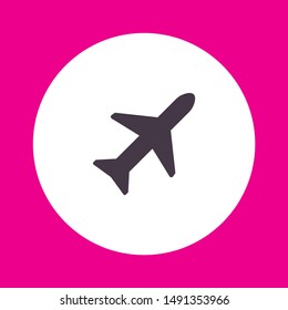 Aircraft Vector icon . Lorem Ipsum Illustration design