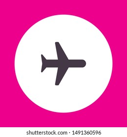 Aircraft Vector icon . Lorem Ipsum Illustration design