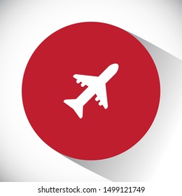 Aircraft Vector icon . Lorem Ipsum Illustration design
