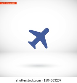 Aircraft Vector icon . Lorem Ipsum Illustration design