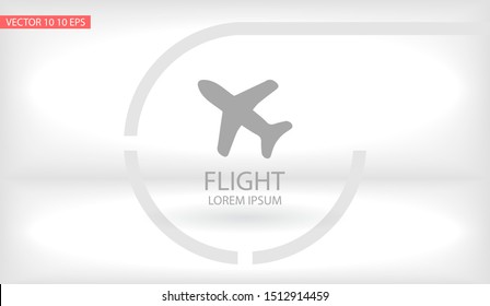 Aircraft Vector icon . Lorem Ipsum Illustration design