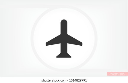 Aircraft Vector icon . Lorem Ipsum Illustration design