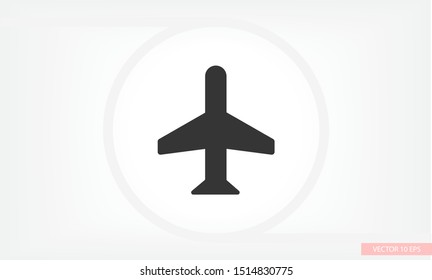 Aircraft Vector icon . Lorem Ipsum Illustration design
