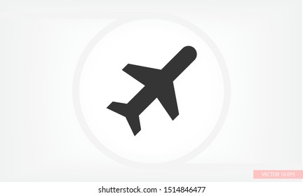 Aircraft Vector icon . Lorem Ipsum Illustration design