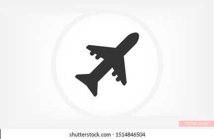 Aircraft Vector icon . Lorem Ipsum Illustration design