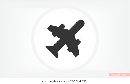 Aircraft Vector icon . Lorem Ipsum Illustration design