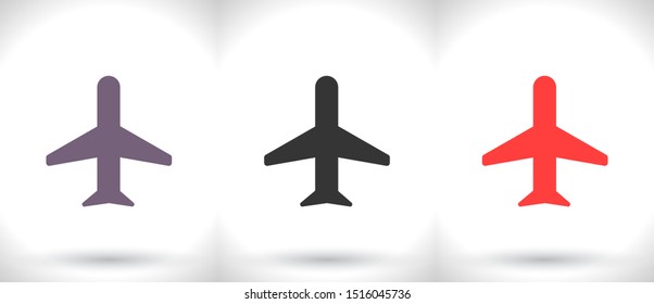Aircraft Vector icon . Lorem Ipsum Illustration design