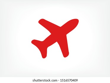 Aircraft Vector icon . Lorem Ipsum Illustration design