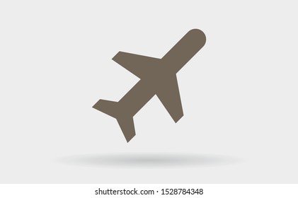 Aircraft Vector icon . Lorem Ipsum Illustration design