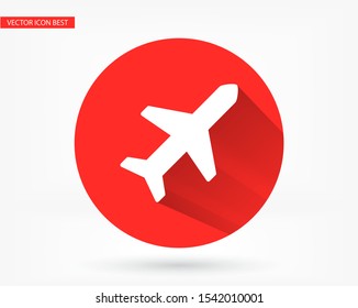 Aircraft Vector icon . Lorem Ipsum Illustration design