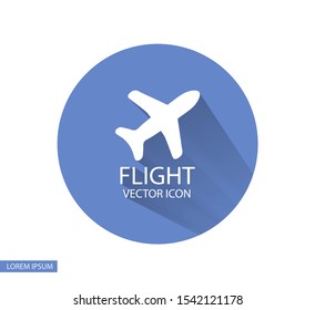 Aircraft Vector icon . Lorem Ipsum Illustration design