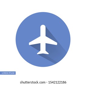 Aircraft Vector icon . Lorem Ipsum Illustration design