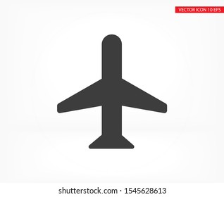 Aircraft Vector icon . Lorem Ipsum Illustration design