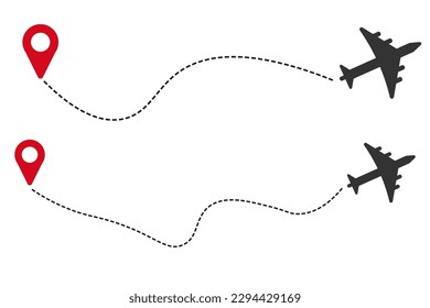 Aircraft vector icon. Plane vector ilustration.