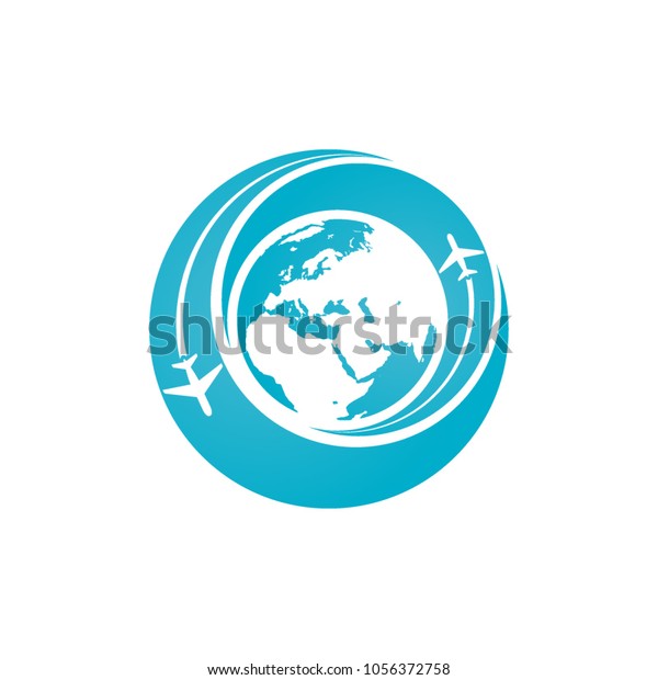 Aircraft World Vector Drawing Stock Vector (royalty Free) 1056372758 