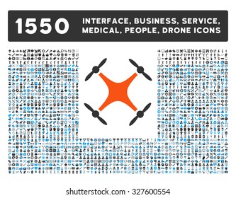 Airdrone and other web interface, business tools, people poses, medical service vector icons. Style is flat symbols, bicolored, rounded angles, white background.