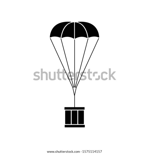 Airdrop Box Icon Trendy Flat Style Stock Vector (Royalty Free ...