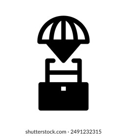 Airdrop Icon Vector Symbol Design Illustration