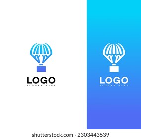 Diseño de vectores de logotipo de Airdrop