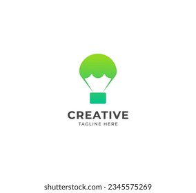 Airdrop Logo Design Vector Design.