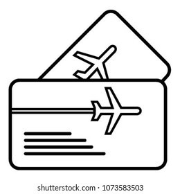 airfare icon vector