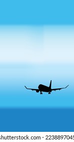 airflight flying through sunny blues 