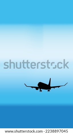 airflight flying through sunny blues 