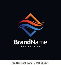 airflow logo, hvac logo design
