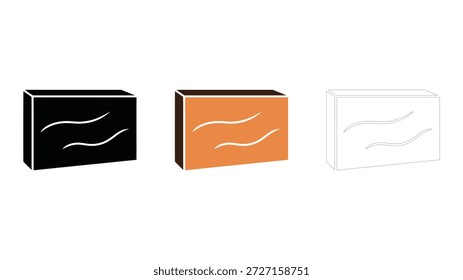 Airflow Duft Aroma Icons feste Linie bunt Luftstrom Vektor Set
