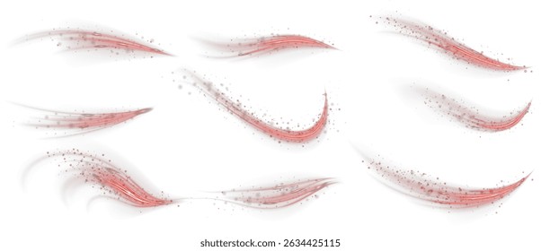 As ondas de fluxo de ar fluem suavemente em um fundo transparente.
A espiral do vento simula o ar fresco frio em movimento.
O fluxo de ar 3D se encaixa no condicionador ou nos gráficos de limpeza.
Linha de sução a vácuo