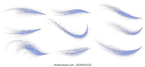 As ondas de fluxo de ar fluem suavemente em um fundo transparente.
A espiral do vento simula o ar fresco frio em movimento.
O fluxo de ar 3D se encaixa no condicionador ou nos gráficos de limpeza.
Linha de sução a vácuo