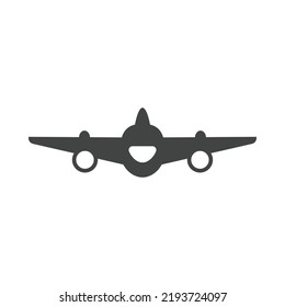 Airforce Icon Black And White Vector Graphic