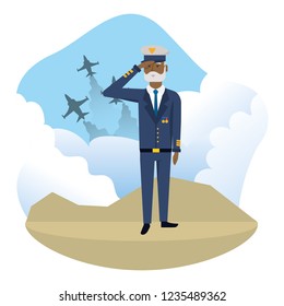 Airforce man design
