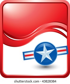 airforce symbol red wave backdrop