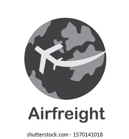 Airfreight  logo vector, Transportation logo, Business logo.
