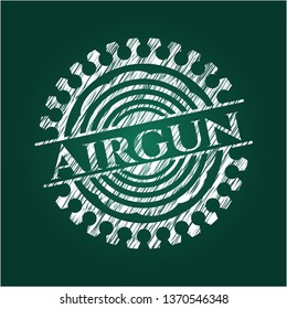 Airgun chalk emblem