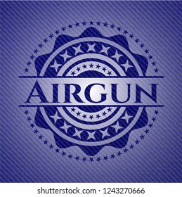Airgun with denim texture