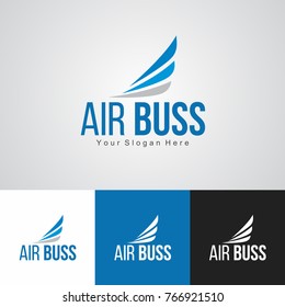 Airline and Aviation Company  Logo Design Template 