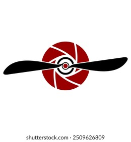 airline company logo symbol with red and black color airplane abstract vector