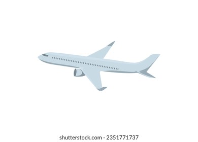 airline flat design vector illustration.isolated white background.