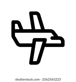 airline icon. vector line icon for your website, mobile, presentation, and logo design.