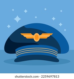 airline pilot hat uniform accessory
