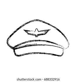 airline pilots hat aviator cap with insignia