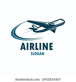 AirLine plane vector logo design