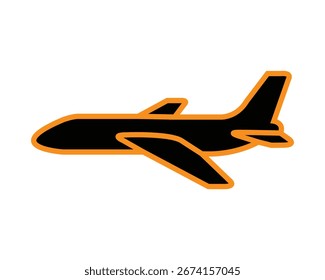 Símbolo de aviación de diseño de logotipo de despegue de aerolínea