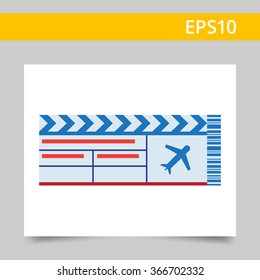 Airline ticket icon