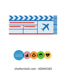 Airline ticket icon